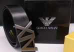 Giorgio Armani Exchange Reversible Mens Belt Leather One Size Black Brown Dark