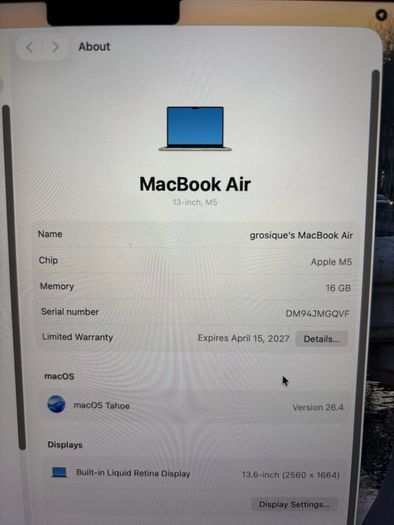 macBook Air M5