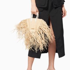 JACQUEMUS Le Petit Baci Straw Handbag! COPY
