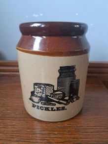 Vintage Pearsons Pickles Storage Jar