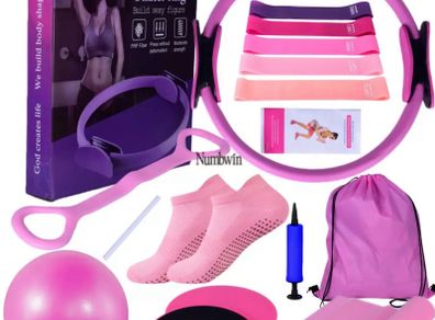17 Piece Yoga & Pilates Fitness Set Brand New