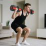 4-in-1 Dumbbell Set Dumbbells Adjustable Barbells 25 KG for Home Strength Training Image 3