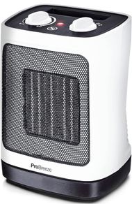 2000W Ceramic Fan Heater - Electric Heater with Automatic Oscillation, Thermostat, 2 Heat Settings & Tip-Over Protection - Portable Heater for Home, Office, Study, Garage, Bathroom (FREE POSTAGE)