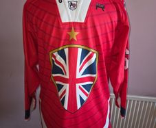 Great Britian Hockey Jersey- Stanway 66 - Medium size