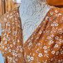 Mustard floral wrap dress | Stella Morgan. Size UK14 Image 3