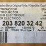Electric Sunroof Motor (Mercedes W203 W211) Image 5