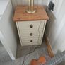 pair of cream bedside lockers Image 3