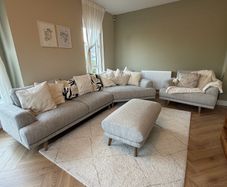 Light Grey Sofa Set