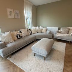 Light Grey Sofa Set