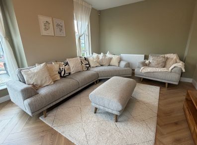 Light Grey Sofa Set