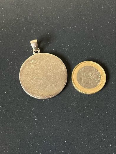 Vintage Sterling Silver MOP Pendant