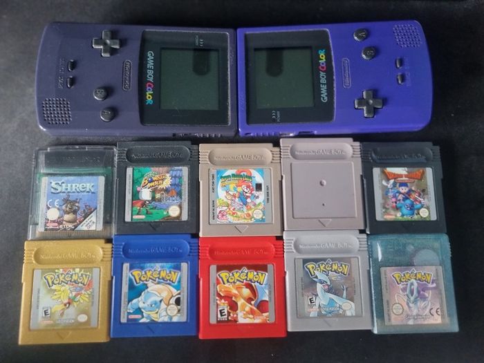 Gameboy color and games including Pokemon Games - CHECK DESCRIPTION FOR WHAT IS LEFT