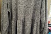 New Look Marl Grey Turtleneck Jumper Dress