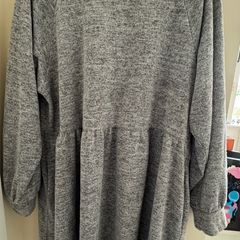 New Look Marl Grey Turtleneck Jumper Dress