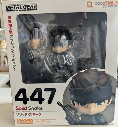 Good Smile Company Nendoroid 447 - Solid Snake (Metal Gear Solid) Figure