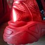 Red Shinny Leather Funky Hightops, size 40 Image 6