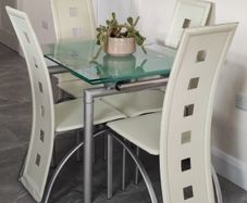 dining table and chairs