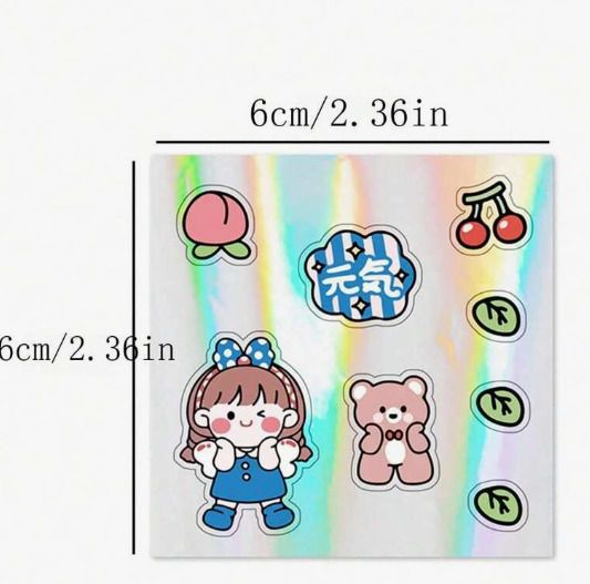 Laser Sticker Bundles of 10 sheets