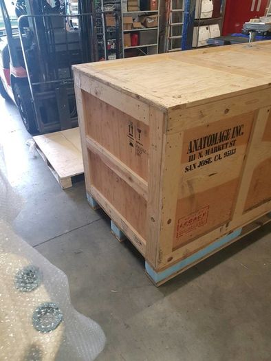 Large wooden storage crate. Multipurpose crate