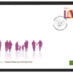 2015 Ireland Love and Marriage Commemorative Stamp An Post First Day Cover (FDC)