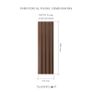 26mm Exterior Composite Wall Panel Walnut 290x21.9cm Image 3