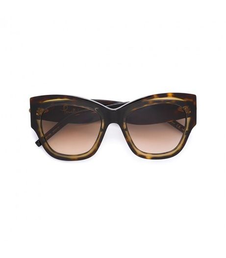 POMELLATO Dark Tortoise Tan Sunglasses
