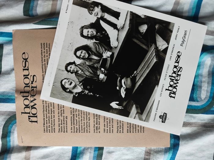 Hothouse Flowers Press Release Promo Photo