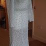 Debs dress - Embellished pearl & diamond cocktail evening maxi dress w train size 10/12 Mint Green Image 5