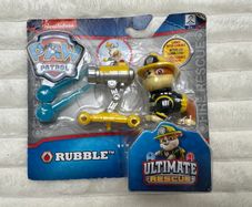 Paw Patrol Ultimate Rescue Fire Pup Rubble Figure & Water Canon Damaged Box Please see pictures
