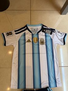 Argentina Home Football Kit Age 10-11 World Cup Jersey & Shorts BNWT
