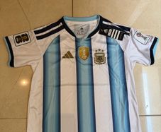 Argentina Home Football Kit Age 10-11 World Cup Jersey & Shorts BNWT
