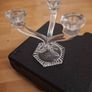 Candle Holder/3 Arm Candeleabra 24% Lead Crystal .. Price Drop Image 8