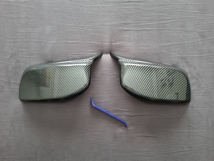 BMW 5 Series E60 E61 M Style Carbon Look Mirror Covers Brand New