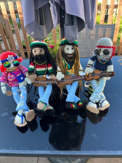 Hand Made Shelf Sitters PlayStation Gamers Rasta