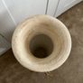 Large Cream Ceramic Floor Vase Decorative Urn Image 2