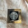 1982 Spain World Cup Commemorative Clear Cube 6 Spanish Peseta Coins Image 2