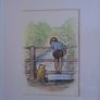 Winnie the Pooh picture,print, Home decor, Picture.Nursery Image 2