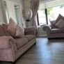 Blush pink sofa Image 2