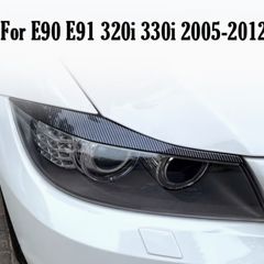 2pcs of Front Headlight Eyebrows for BMW 3 Series