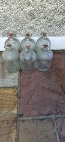 Vintage Glass Demijohns / Homebrew Carboys