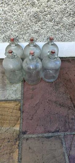 Vintage Glass Demijohns / Homebrew Carboys