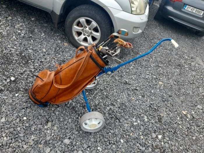 Golf Trolly , Bag and Clubs