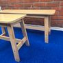 wooden benches set of 2 Image 2