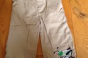 Lightweight Beige 'Bug' Trousers with Belt Age 12-18 Months