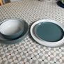 F&F HOME Aura Sea Green 12 Piece Dinner Set x 2 + Serving Bowls Image 5