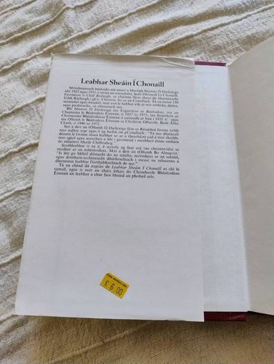 Leabhar Sheain i Chonaill le Seamus O Duilearga 1977 hardback with dustcover in good condition with some signs of wear on the dustcover see photos FREE STANDARD POSTAGE INCLUDED
