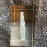 Laser Etched Virgin Mary Crystal Paperweight Image 3