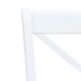 vidaXL Dining Chairs 2 pcs White and Light Wood Solid Rubber Wood Image 7