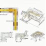 6pcs L-shaped COB Light With Snap Button, Reusable, For 2pin 8mm/10mm Image 4