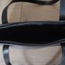 Rowallan of Scotland Black Genuine Leather Tote Bag Image 7